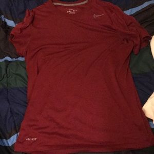 Maroon Nike Legend Dri-fit tshirt